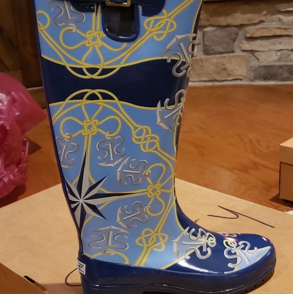 💙NIB💙 Women's size 8 SPERRY rubber boots